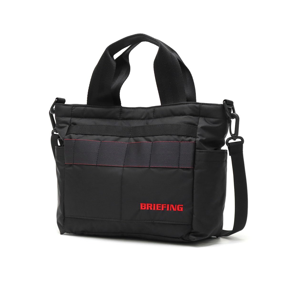 Briefing BRIEFING Round Prop ECO TWILL Cart Tote Bag, Black, F