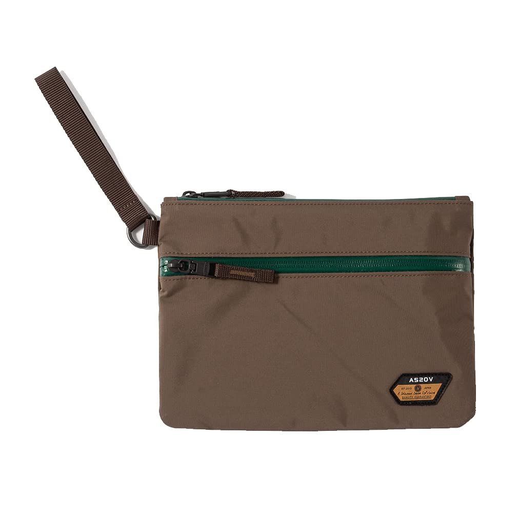 AS2OV Assob Flat Pouch, M, Chocolate