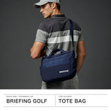 Briefing BRIEFING Round Prop ECO TWILL Cart Tote Bag, Black, F